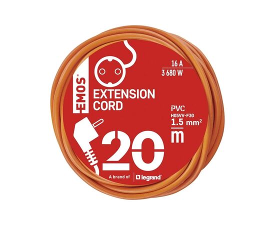 Сетевой удлинитель EMOS P01220R, изображение 6 Сетевой удлинитель EMOS P01220R, изображение 6