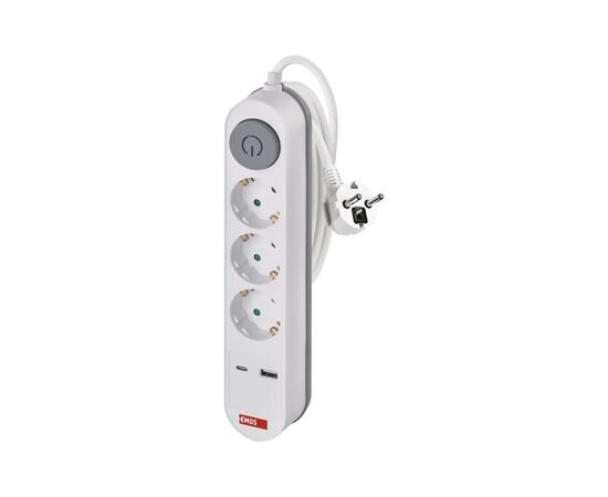 Сетевой удлинитель EMOS P1322PD, изображение 2 Сетевой удлинитель EMOS P1322PD, изображение 2