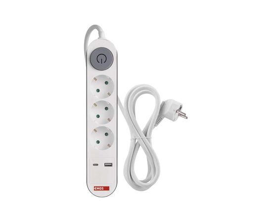 Сетевой удлинитель EMOS P1322PD, изображение 3 Сетевой удлинитель EMOS P1322PD, изображение 3