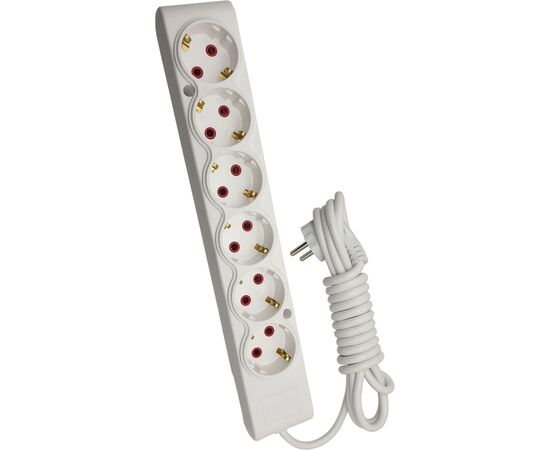 Сетевой удлинитель TECCO 3м 4 поста white (8681277842313)
