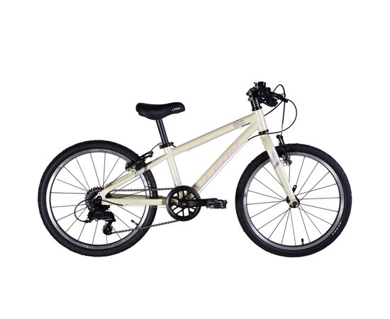 Велосипед Leon 20" GO 7 speed Vbr рама-10" AL 2025 бежевий з рожевим (OPS-LN-20-022)