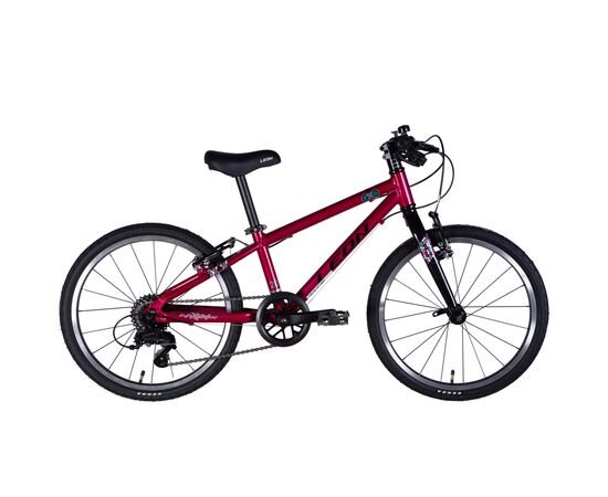 Велосипед Leon 20" GO 7 speed Vbr рама-10" AL 2025 малиновий (OPS-LN-20-025)