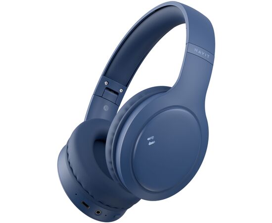 Навушники Havit HV-H633BT Blue (6939119098339), зображення 5 Навушники Havit HV-H633BT Blue (6939119098339), зображення 5