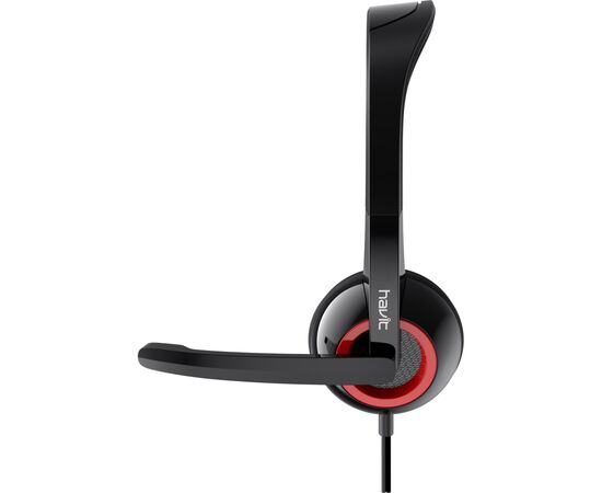 Наушники Havit HV-H202D Black/Red (6939119033705), изображение 3 Наушники Havit HV-H202D Black/Red (6939119033705), изображение 3