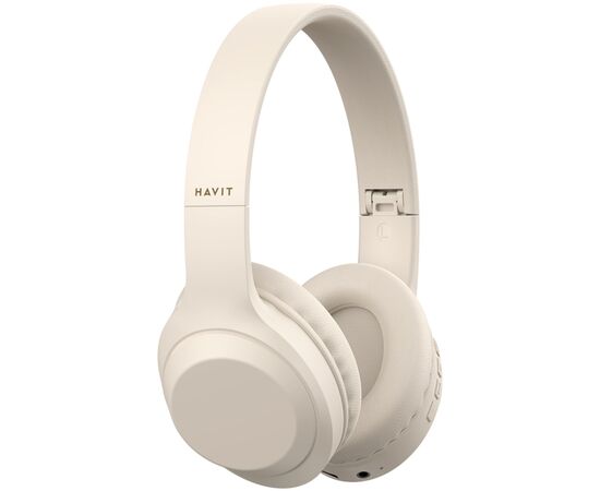 Навушники Havit HV-H628BT Beige (6939119064525), зображення 4 Навушники Havit HV-H628BT Beige (6939119064525), зображення 4