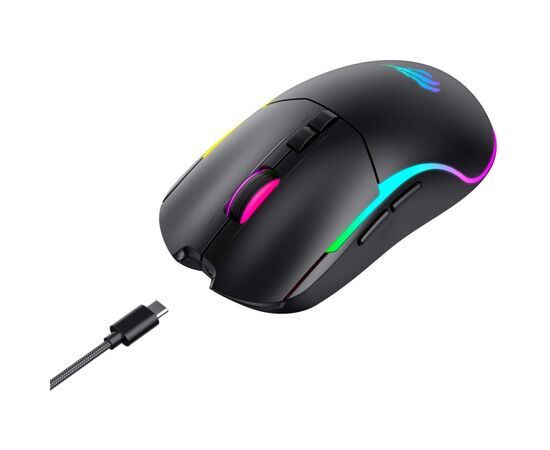 Мышка Havit MS1020WB Wireless Black (6939119027353), изображение 2 Мышка Havit MS1020WB Wireless Black (6939119027353), изображение 2