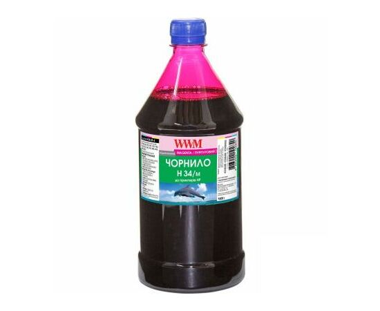 Чернила WWM HP № 22/134/136 1000г Magenta (H34/M-4)