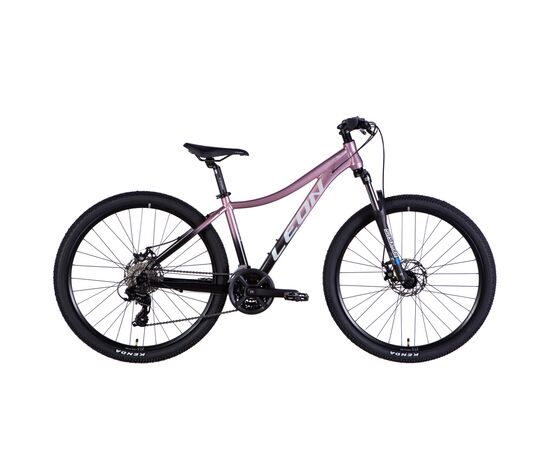 Велосипед Leon 27,5" XC LADY 105 DD рама-16" AL 2025 рожевий з чорним (OPS-LN-27,5-000)