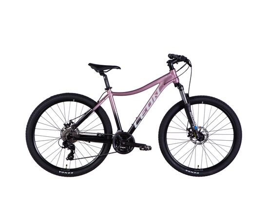 Велосипед Leon 27,5" XC LADY 105 DD рама-18" AL 2025 рожевий з чорним (OPS-LN-27,5-003)