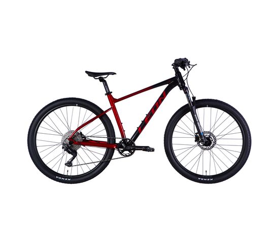 Велосипед Leon 27,5" XC 75 HDD рама-18" AL 2025 чорний з червоним (OPS-LN-27,5-078)