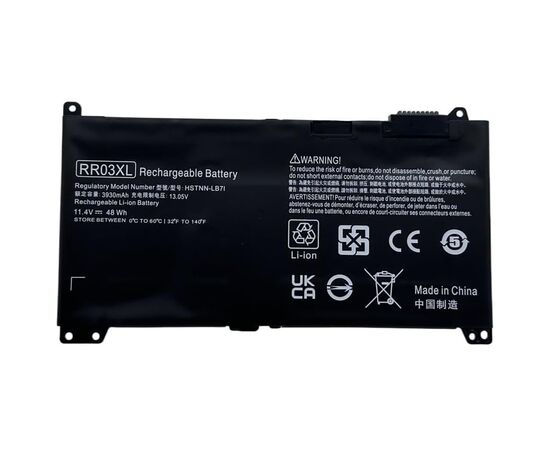 Акумулятор до ноутбука HP ProBook 450 G4 RR03XL, 40Wh (3500mAh), 3cell, 11.4V, Li-ion AlSoft (A47722)