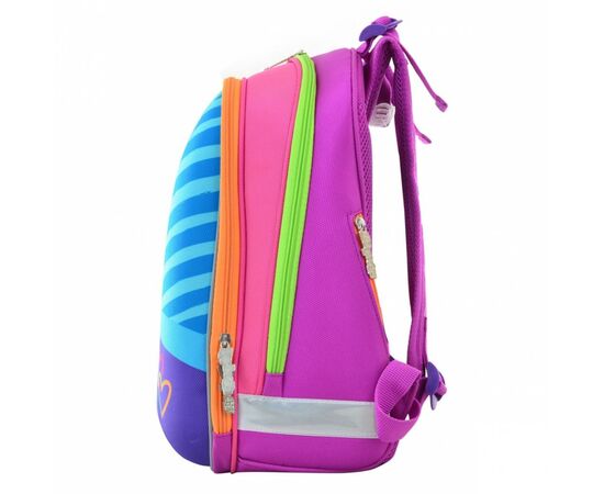 Рюкзак школьный 1 вересня каркасный H-12 Bright colors (554581), изображение 4 Рюкзак школьный 1 вересня каркасный H-12 Bright colors (554581), изображение 4