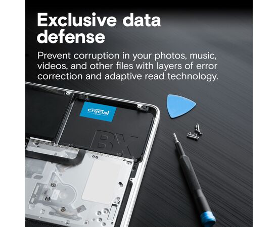 Накопичувач SSD 2.5" 4TB Micron (CT4000BX500SSD1), зображення 5 Накопичувач SSD 2.5" 4TB Micron (CT4000BX500SSD1), зображення 5