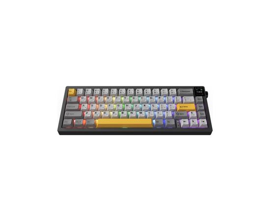 Клавіатура Ajazz AK650 Flying Fish Switch Black RGB USB/Wireless/Bluetooth UA Black (AK650-FF-BGY), зображення 5 Клавіатура Ajazz AK650 Flying Fish Switch Black RGB USB/Wireless/Bluetooth UA Black (AK650-FF-BGY), зображення 5