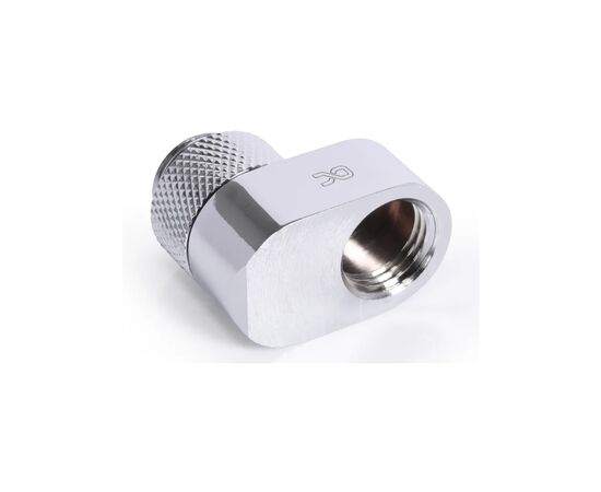 Фитинг для СЖО Alphacool Eiszapfen 16mm off set fitting rotatable - chrome (17602)