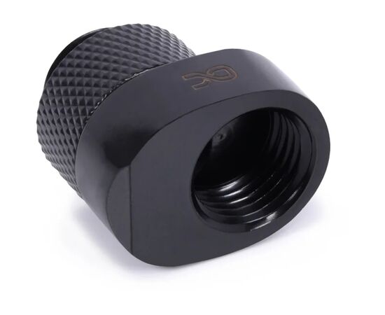Фитинг для СЖО Alphacool Eiszapfen 8mm off set fitting rotatable - black (17604)