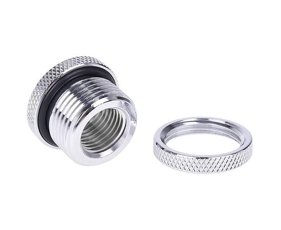 Фитинг для СЖО Alphacool HF bulkhead connector passthrough G1/4 - chrome (17068), изображение 3 Фитинг для СЖО Alphacool HF bulkhead connector passthrough G1/4 - chrome (17068), изображение 3