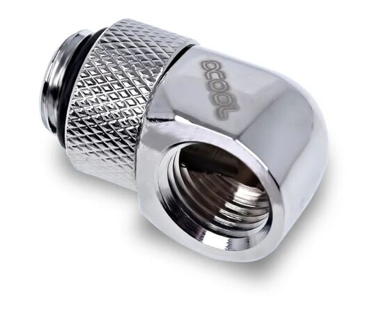 Фитинг для СЖО Alphacool Eiszapfen L-connector rotatable - 4pcs Set - Chrome (17616), изображение 2 Фитинг для СЖО Alphacool Eiszapfen L-connector rotatable - 4pcs Set - Chrome (17616), изображение 2
