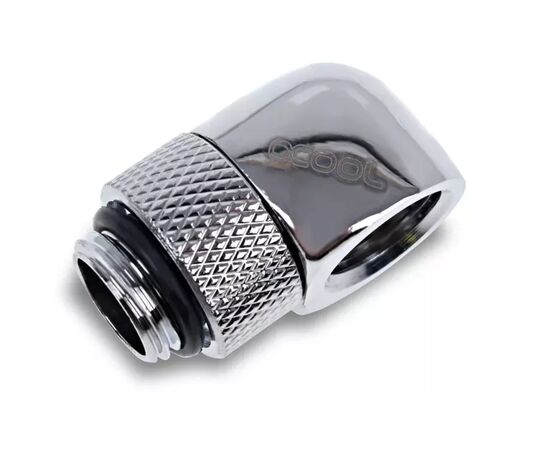 Фитинг для СЖО Alphacool Eiszapfen L-connector rotatable - 4pcs Set - Chrome (17616), изображение 4 Фитинг для СЖО Alphacool Eiszapfen L-connector rotatable - 4pcs Set - Chrome (17616), изображение 4
