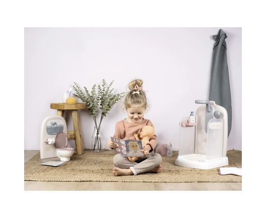 Игровой набор Smoby Душевая кабина с подачей воды и аксессуарами, 47 х 30 х 31 см (220382), изображение 6