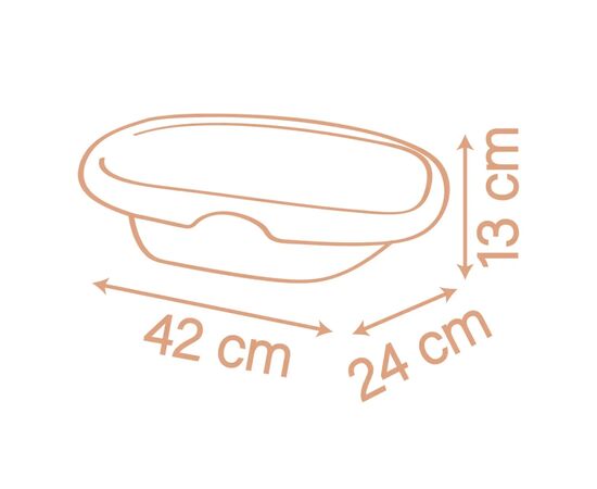 Игровой набор Smoby Ванна для пупса Беби Ньорс. Терракотовая пудра с аксессуарами, 42 см (7600220383), изображение 5 Игровой набор Smoby Ванна для пупса Беби Ньорс. Терракотовая пудра с аксессуарами, 42 см (7600220383), изображение 5