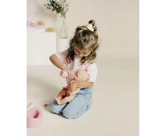 Игровой набор Smoby Ванна для пупса Беби Ньорс. Терракотовая пудра с аксессуарами, 42 см (7600220383), изображение 8 Игровой набор Smoby Ванна для пупса Беби Ньорс. Терракотовая пудра с аксессуарами, 42 см (7600220383), изображение 8