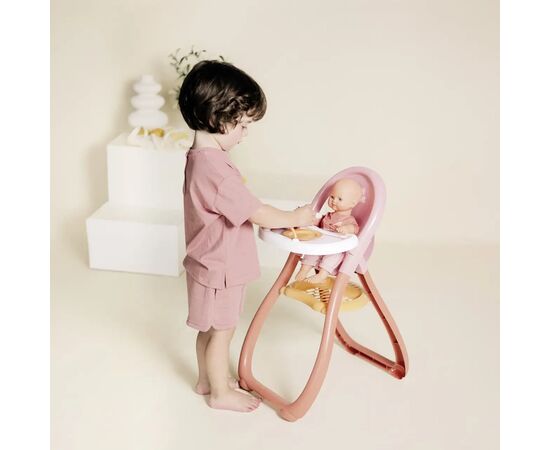 Игровой набор Smoby Стульчик Беби Ньорс. Терракотовая пудра для кормления, 2 аксес., 18 мес. (7600220388), изображение 7
