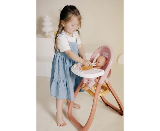 Игровой набор Smoby Стульчик Беби Ньорс. Терракотовая пудра для кормления, 2 аксес., 18 мес. (7600220388), изображение 8