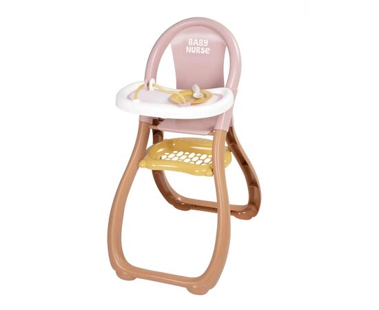 Игровой набор Smoby Стульчик Беби Ньорс. Терракотовая пудра для кормления, 2 аксес., 18 мес. (7600220388)