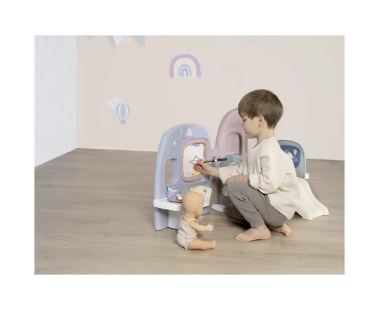 Игровой набор Smoby Беби Кер. Детский центр 5 в 1, с аксессуарами, 108 х 78 х 51 см (7600240308), изображение 6