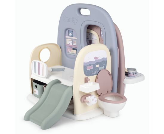 Игровой набор Smoby Детский центр 5 в 1, с аксессуарами, 107,9 х 77,9 х 51 см (240307), изображение 2 Игровой набор Smoby Детский центр 5 в 1, с аксессуарами, 107,9 х 77,9 х 51 см (240307), изображение 2