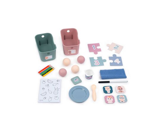 Игровой набор Smoby Детский центр 5 в 1, с аксессуарами, 107,9 х 77,9 х 51 см (240307), изображение 3 Игровой набор Smoby Детский центр 5 в 1, с аксессуарами, 107,9 х 77,9 х 51 см (240307), изображение 3