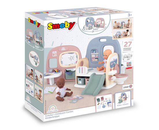 Игровой набор Smoby Детский центр 5 в 1, с аксессуарами, 107,9 х 77,9 х 51 см (240307), изображение 4 Игровой набор Smoby Детский центр 5 в 1, с аксессуарами, 107,9 х 77,9 х 51 см (240307), изображение 4