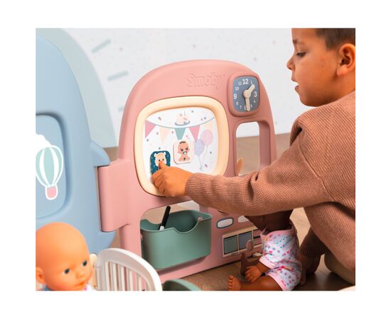 Игровой набор Smoby Детский центр 5 в 1, с аксессуарами, 107,9 х 77,9 х 51 см (240307), изображение 7 Игровой набор Smoby Детский центр 5 в 1, с аксессуарами, 107,9 х 77,9 х 51 см (240307), изображение 7