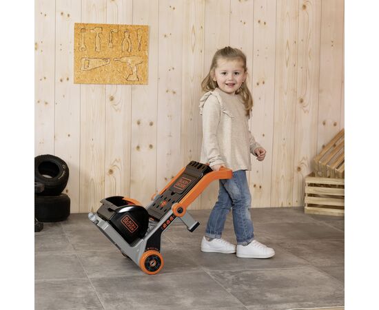 Игровой набор Smoby Блэк + Деккер. Передвижная мастерская 3 в 1, 18 аксессуаров и бокс (360219), изображение 4 Игровой набор Smoby Блэк + Деккер. Передвижная мастерская 3 в 1, 18 аксессуаров и бокс (360219), изображение 4