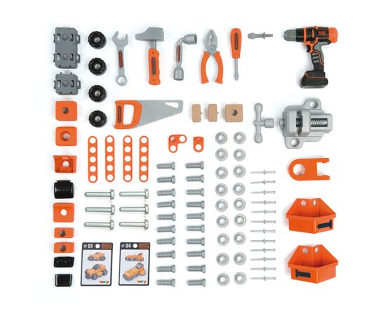 Игровой набор Smoby Блэк + Деккер. Бриколо Ультимейт (360730), изображение 2 Игровой набор Smoby Блэк + Деккер. Бриколо Ультимейт (360730), изображение 2