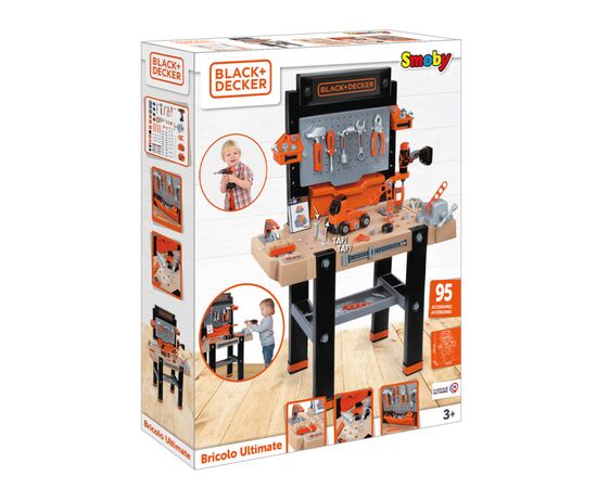 Игровой набор Smoby Блэк + Деккер. Бриколо Ультимейт (360730), изображение 3 Игровой набор Smoby Блэк + Деккер. Бриколо Ультимейт (360730), изображение 3