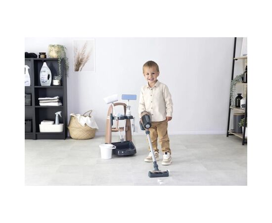 Игровой набор Smoby Тележка для уборки Ровента с ручным пылесосом и аксессуарами (7600330326), изображение 4 Игровой набор Smoby Тележка для уборки Ровента с ручным пылесосом и аксессуарами (7600330326), изображение 4