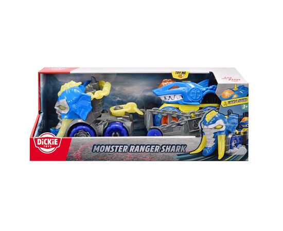 Машина Dickie Toys Монстр Рейнджер Акула, со звуковыми и световыми эффектами, 32 см (3755006), изображение 2 Машина Dickie Toys Монстр Рейнджер Акула, со звуковыми и световыми эффектами, 32 см (3755006), изображение 2