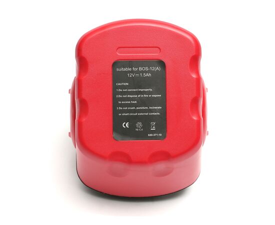 Аккумулятор к электроинструменту PowerPlant для BOSCH GD-BOS-12(A) 12V 1.5Ah NICD (DV00PT0030), изображение 2 Аккумулятор к электроинструменту PowerPlant для BOSCH GD-BOS-12(A) 12V 1.5Ah NICD (DV00PT0030), изображение 2