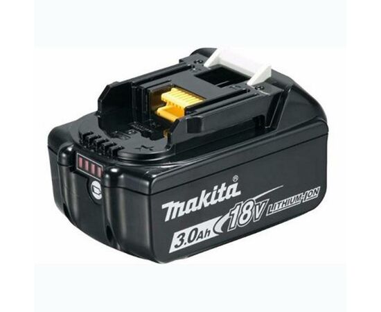 Аккумулятор к электроинструменту Makita LXT BL1830B (Li-Ion, 18В, 3Ач, индикация заряда) (632G12-3)