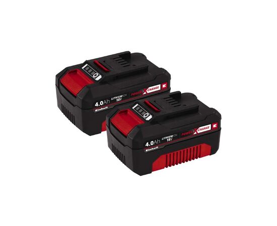 Акумулятор до електроінструменту Einhell Twinpack 18V 4.0Ah, PXC Plus, 2шт., 1.47кг (4511489)