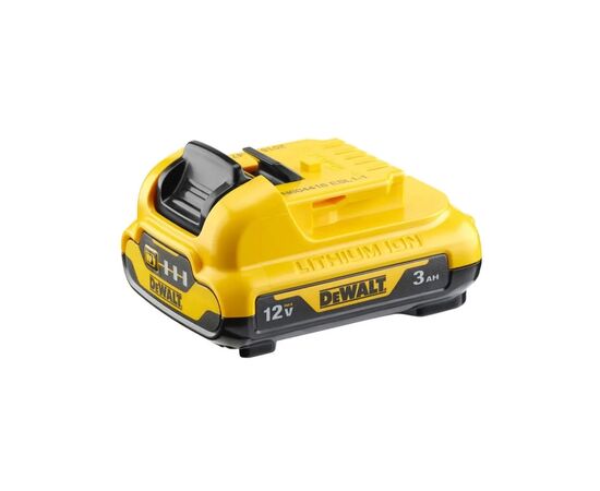 Аккумулятор к электроинструменту DeWALT 12 В, 3 Ач, время зарядки 50 мин, вес 0.2 кг (DCB124)