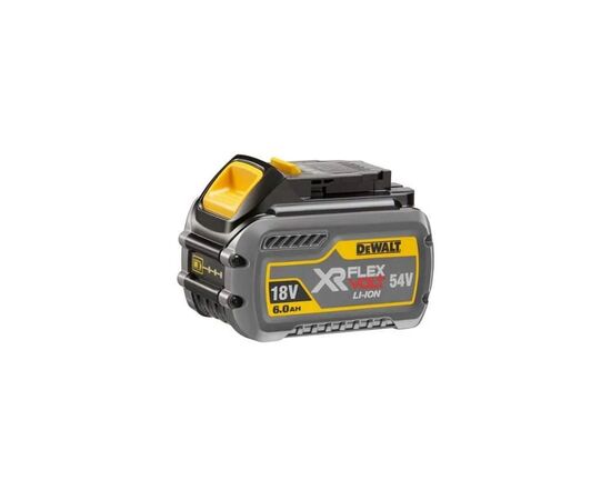 Акумулятор до електроінструменту DeWALT 18 В/54 В, 6 Аг/2 Аг, час заряджання 60 хв, вага 1.06 кг (DCB546)