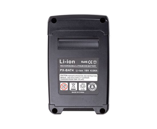 Аккумулятор к электроинструменту PowerPlant для EINHELL 18V 4.0Ah Li-ion (PX-BAT4) (TB921171), изображение 3 Аккумулятор к электроинструменту PowerPlant для EINHELL 18V 4.0Ah Li-ion (PX-BAT4) (TB921171), изображение 3