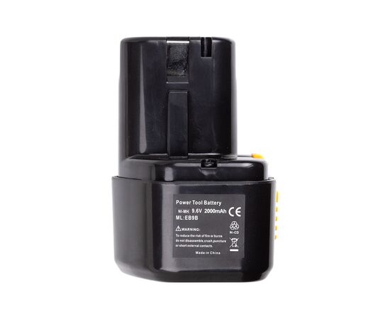 Аккумулятор к электроинструменту PowerPlant для HITACHI 9.6V 2.0Ah Ni-MH (EB9) (TB920990), изображение 2 Аккумулятор к электроинструменту PowerPlant для HITACHI 9.6V 2.0Ah Ni-MH (EB9) (TB920990), изображение 2