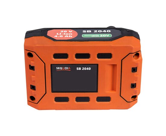 Аккумулятор к электроинструменту SEQUOIA 20V, 4 Ah (SB2040), изображение 6 Аккумулятор к электроинструменту SEQUOIA 20V, 4 Ah (SB2040), изображение 6