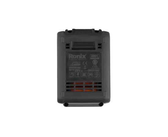 Аккумулятор к электроинструменту Ronix 4Ah (8991), изображение 7 Аккумулятор к электроинструменту Ronix 4Ah (8991), изображение 7