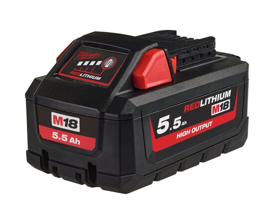 Аккумулятор к электроинструменту Milwaukee Li-Ion M18 HB5,5 5,5Ah High Output (4932464712)
