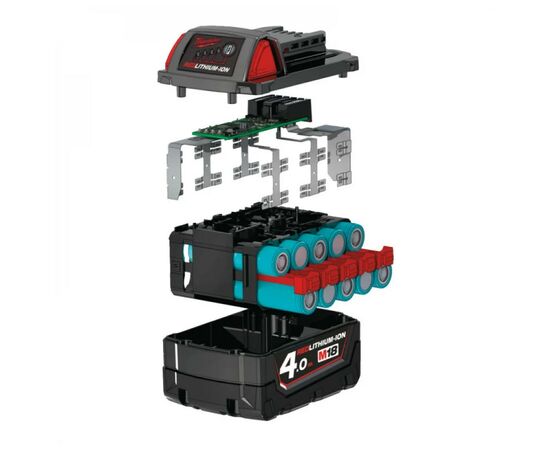 Аккумулятор к электроинструменту Milwaukee Li-Ion M18 B4 4Ah (4932430063), изображение 3 Аккумулятор к электроинструменту Milwaukee Li-Ion M18 B4 4Ah (4932430063), изображение 3